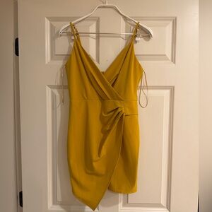 Blue Blush Mustard Romper